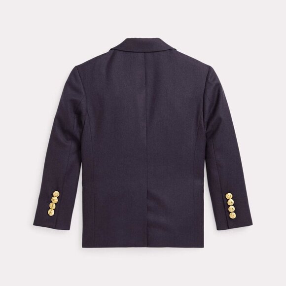 Polo Ralph Lauren The Iconic Doeskin Blazer Little Boys' Navy $475 - Size 8Y New - Picture 2 of 11